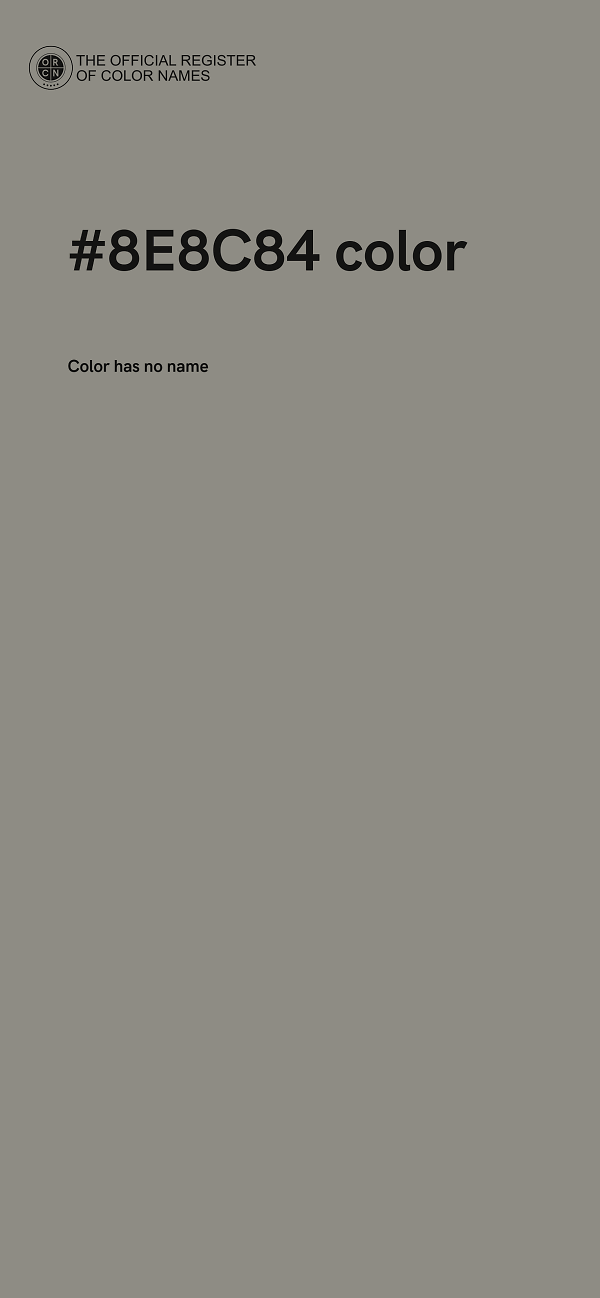 #8E8C84 color image