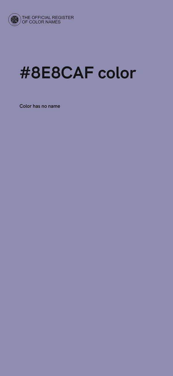 #8E8CAF color image