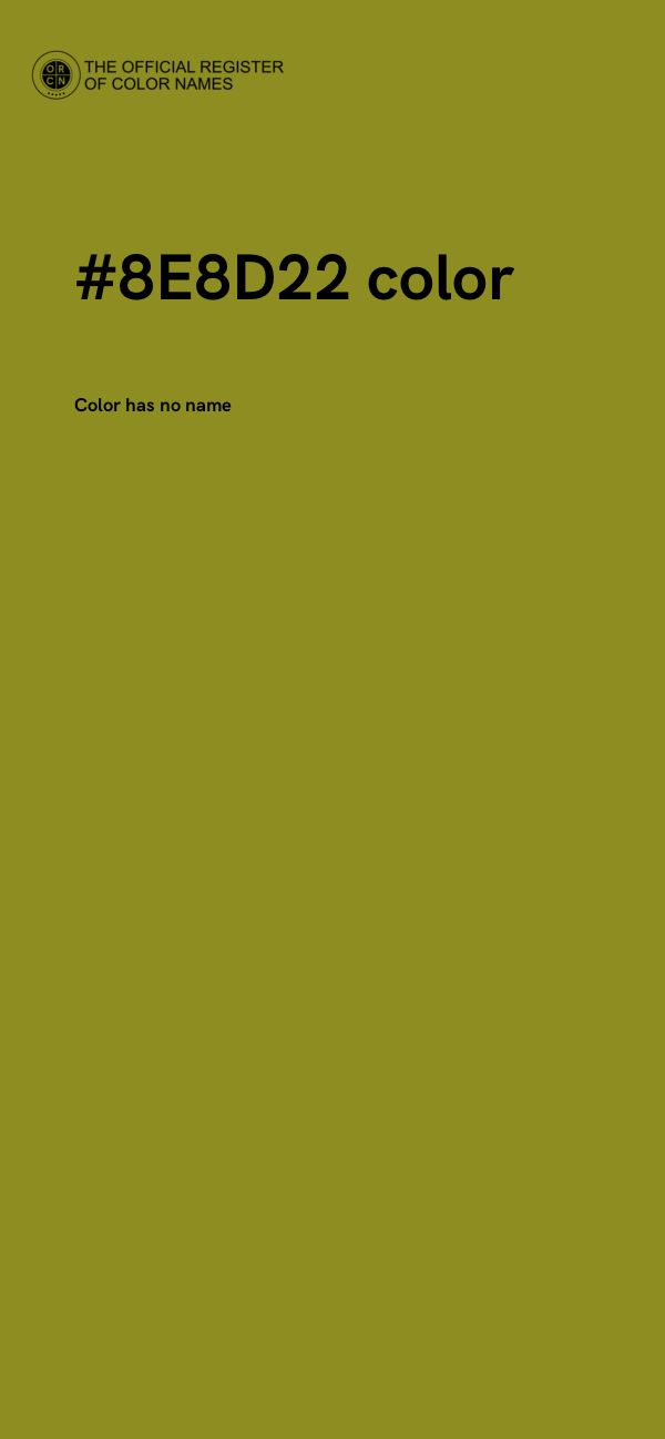 #8E8D22 color image