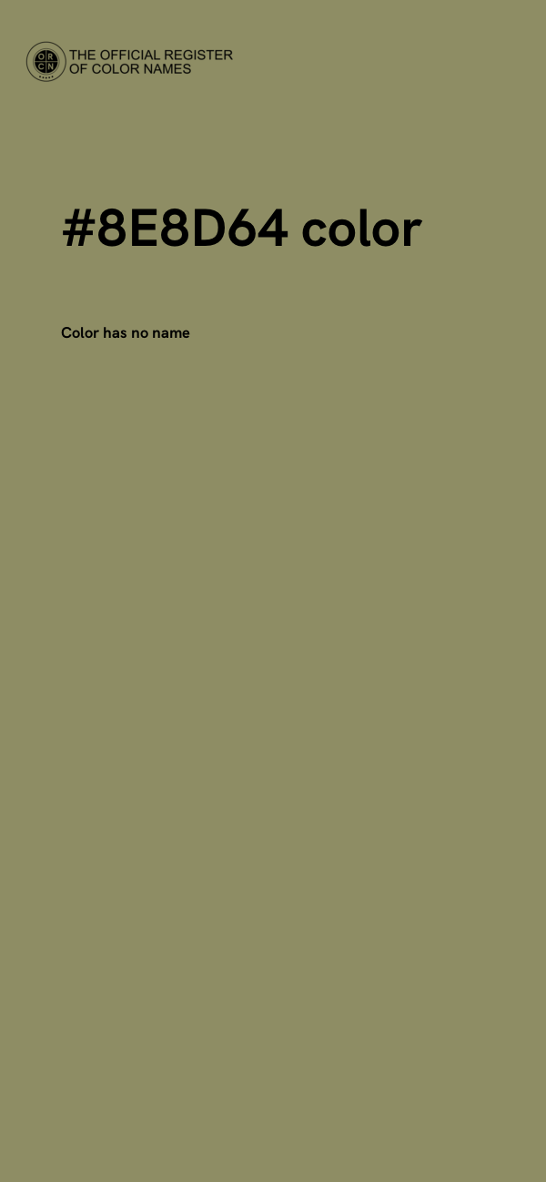 #8E8D64 color image