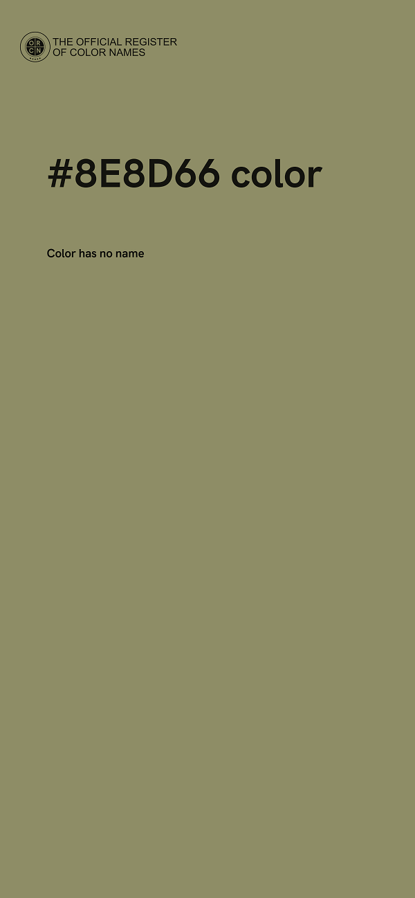 #8E8D66 color image