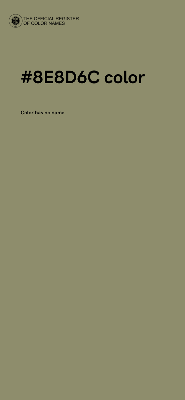#8E8D6C color image
