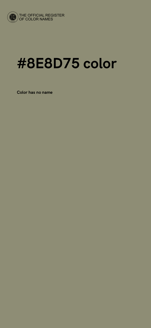 #8E8D75 color image