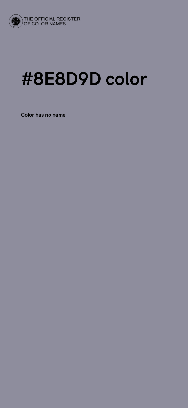 #8E8D9D color image