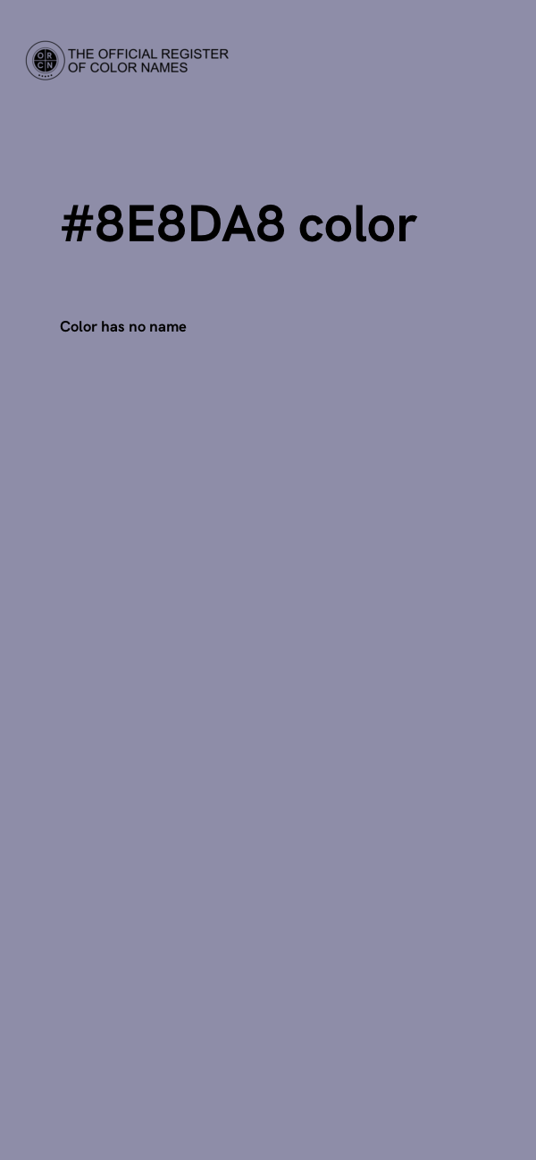 #8E8DA8 color image