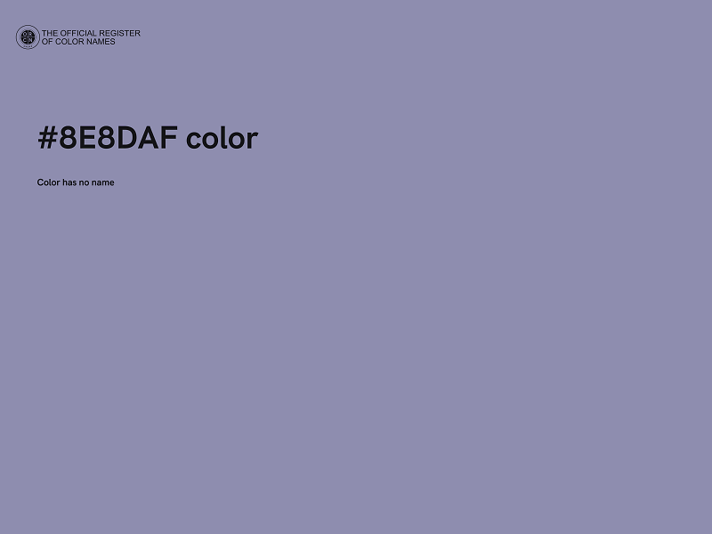 #8E8DAF color image