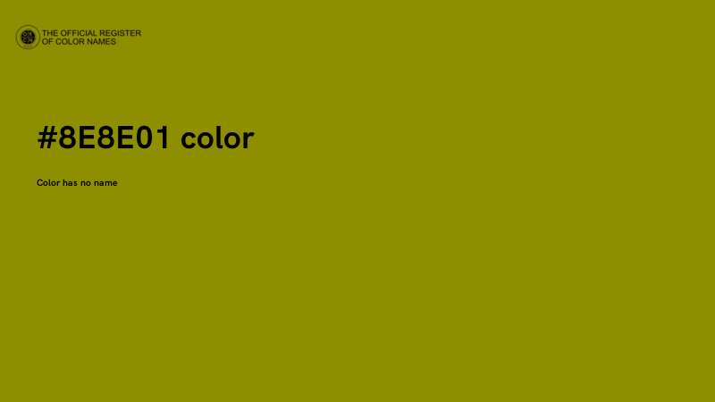 #8E8E01 color image
