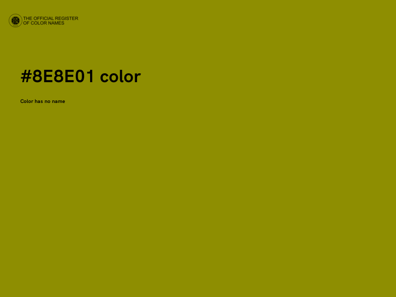 #8E8E01 color image