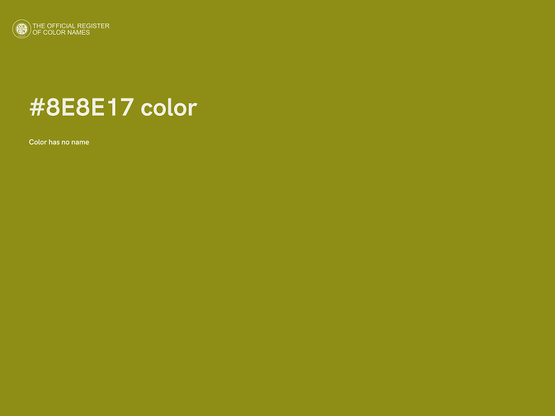 #8E8E17 color image