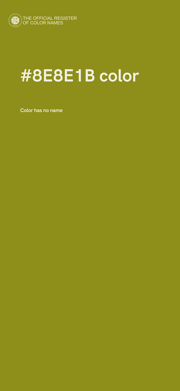 #8E8E1B color image