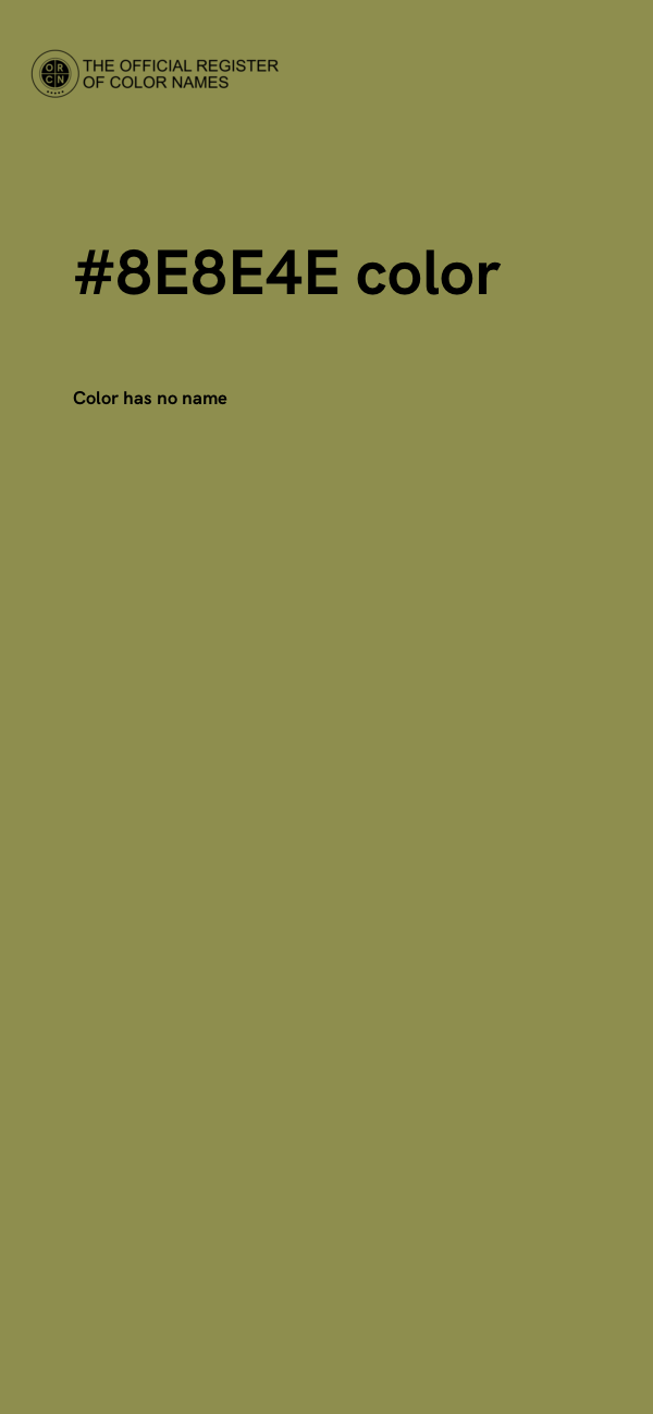 #8E8E4E color image