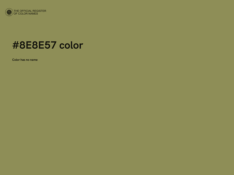 #8E8E57 color image