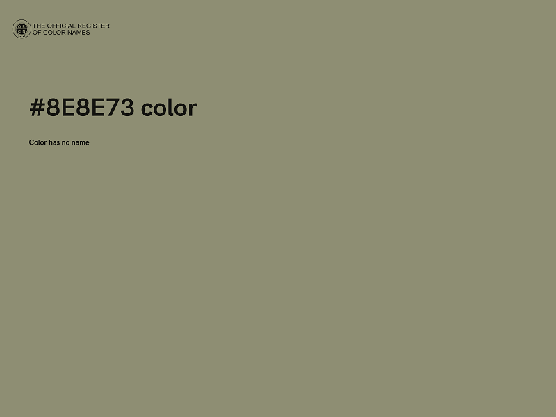 #8E8E73 color image
