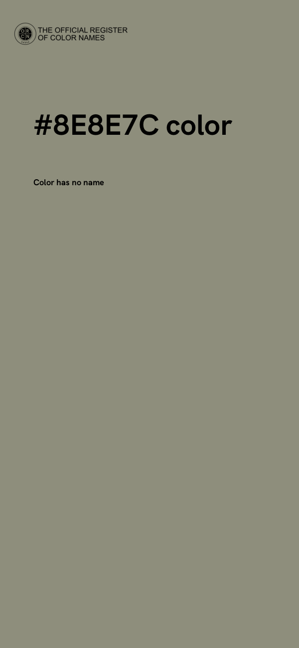 #8E8E7C color image