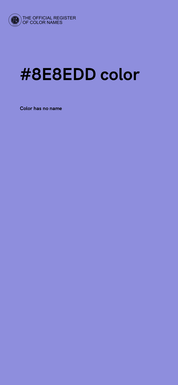#8E8EDD color image
