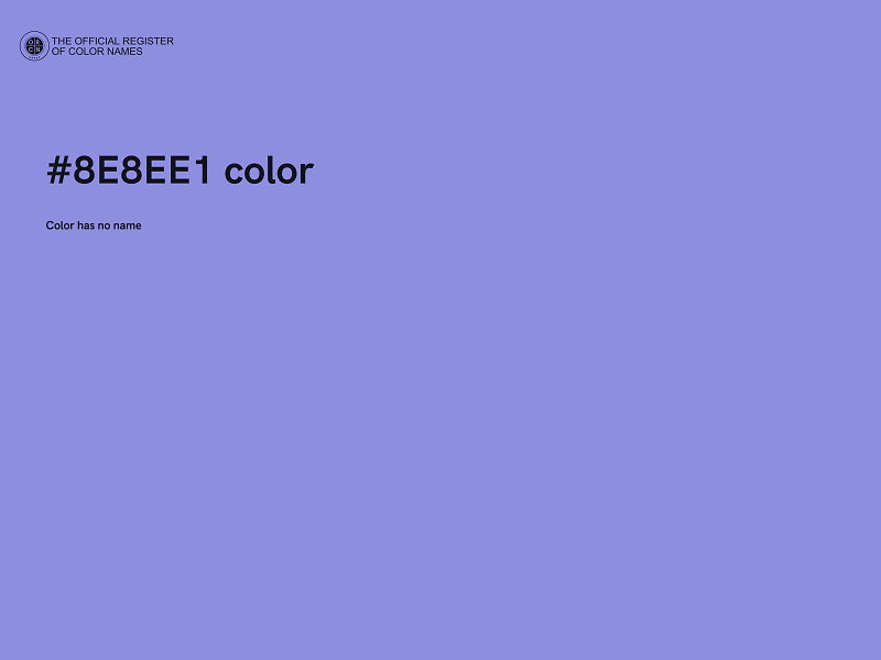 #8E8EE1 color image