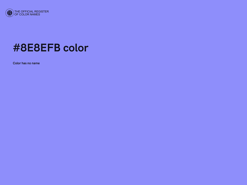 #8E8EFB color image