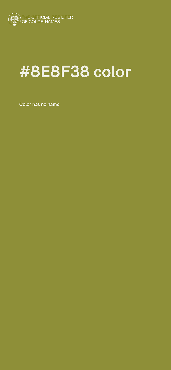 #8E8F38 color image