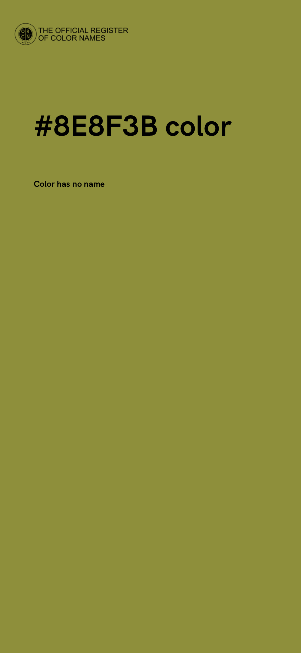 #8E8F3B color image