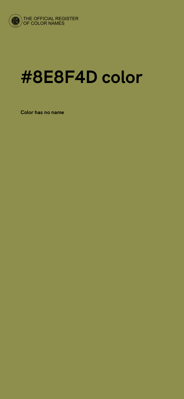 #8E8F4D color image