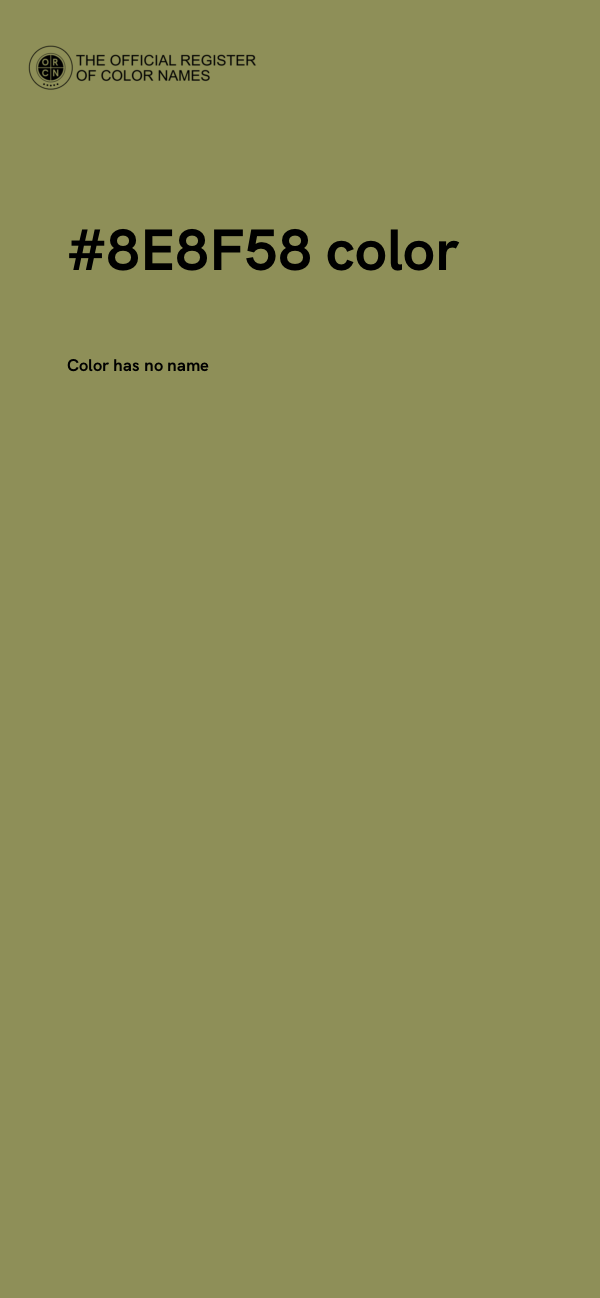 #8E8F58 color image