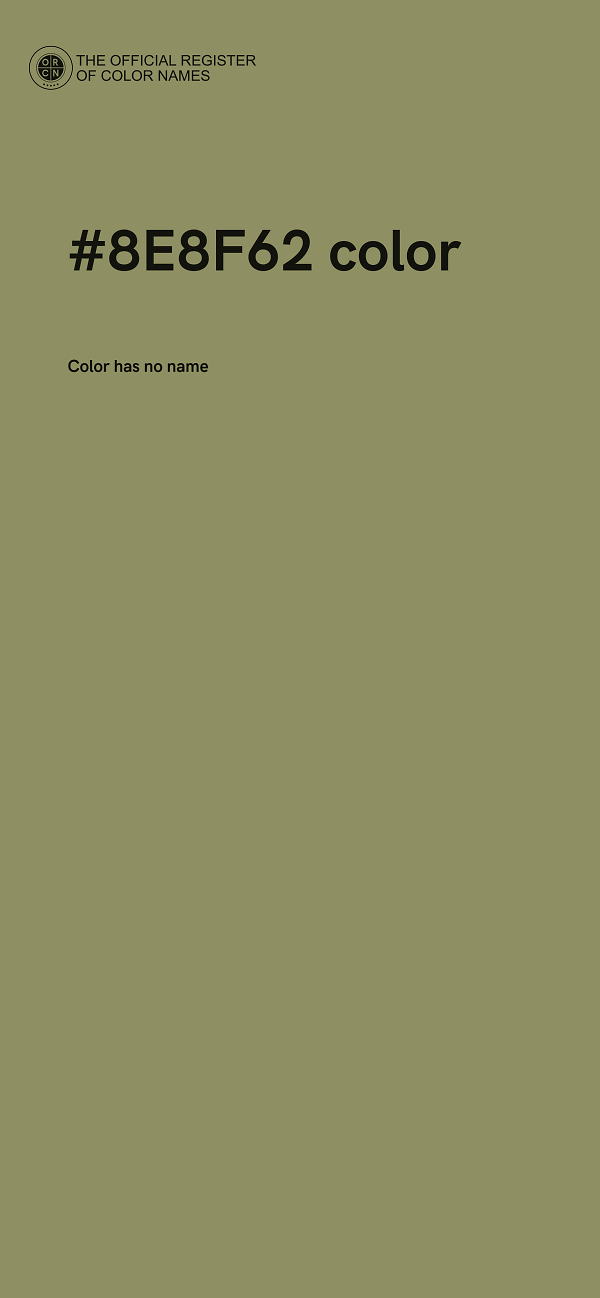 #8E8F62 color image