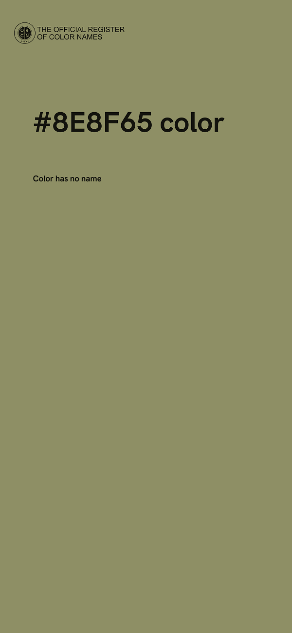 #8E8F65 color image