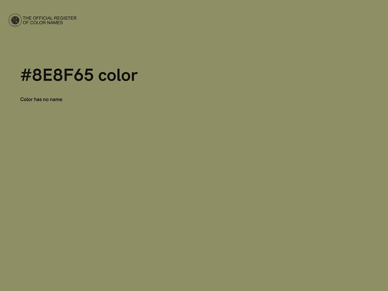 #8E8F65 color image
