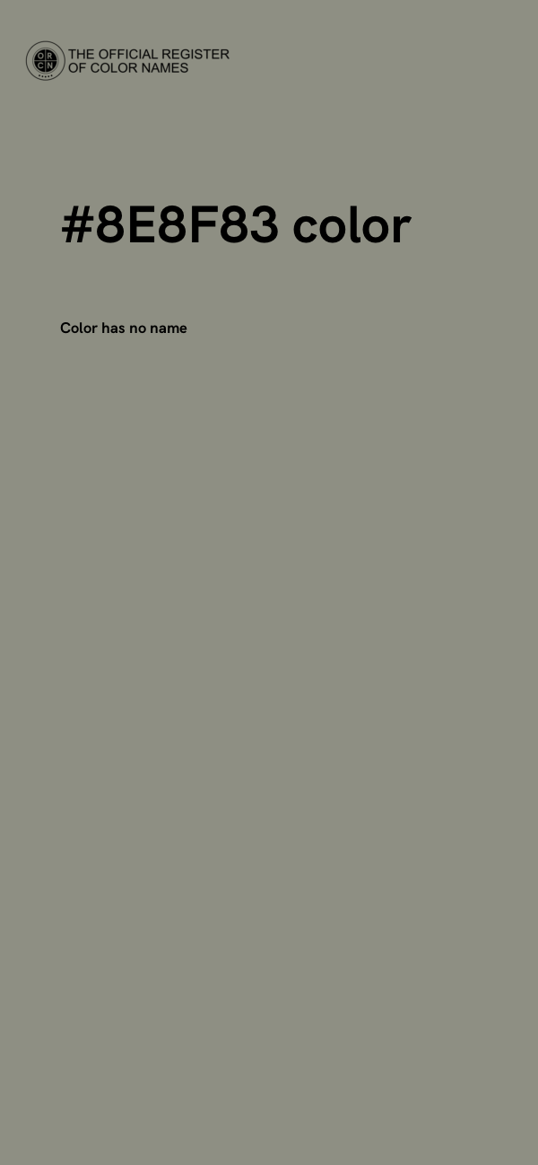 #8E8F83 color image