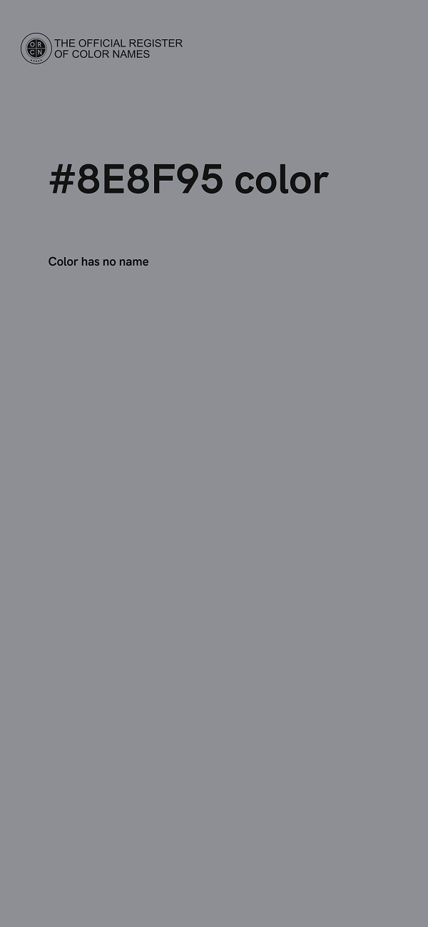 #8E8F95 color image