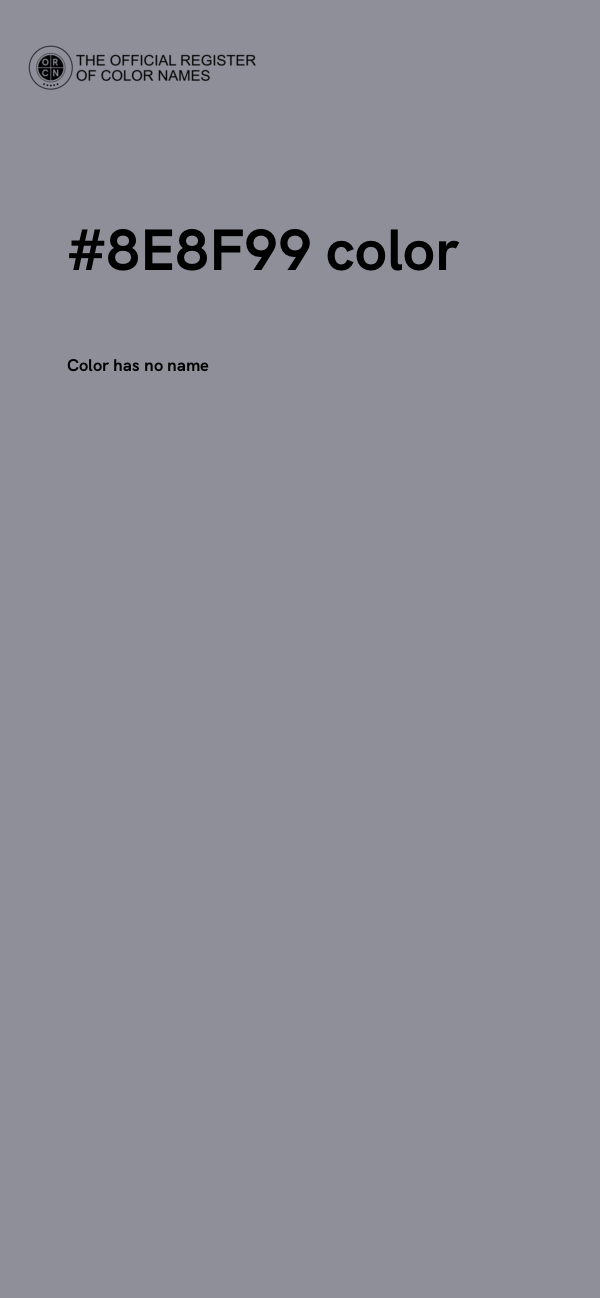#8E8F99 color image