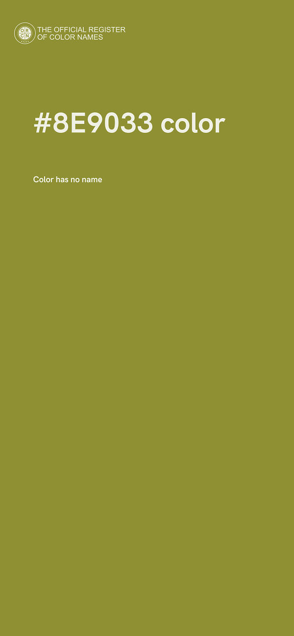 #8E9033 color image