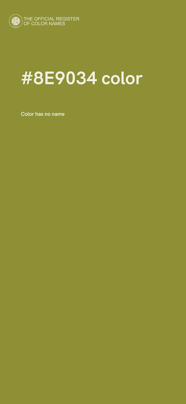 #8E9034 color image