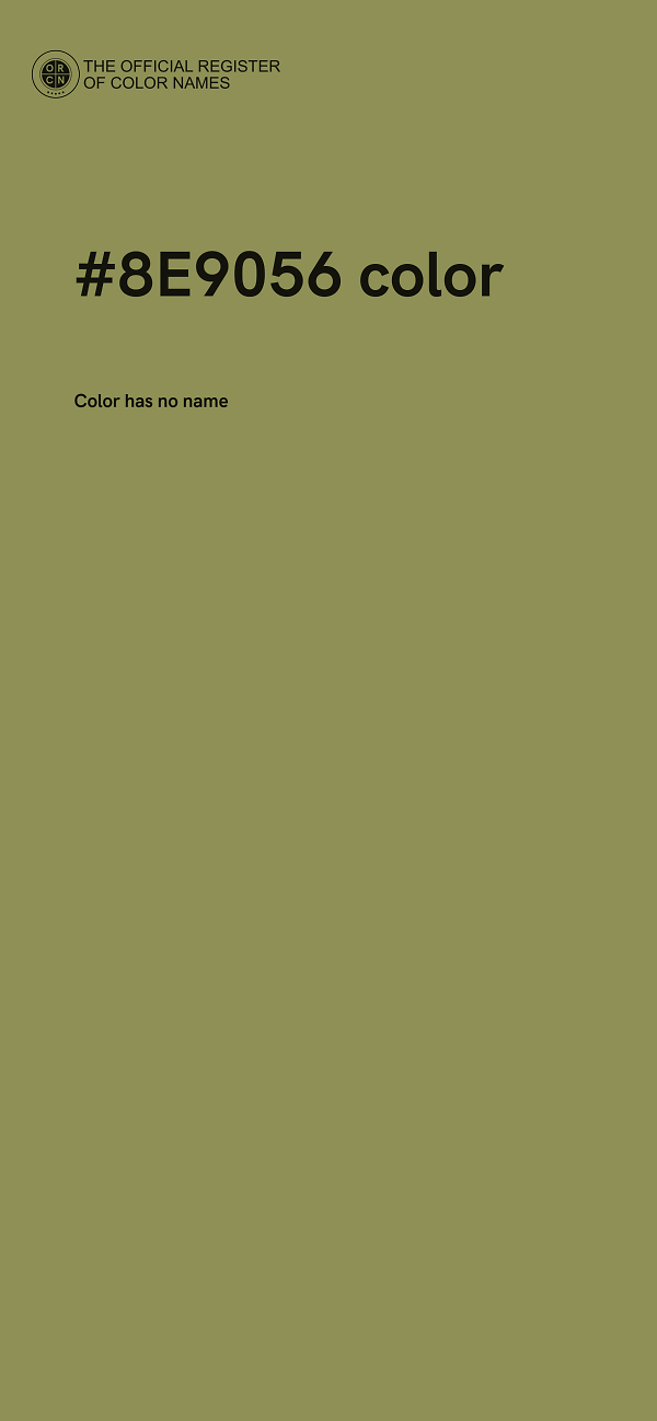 #8E9056 color image