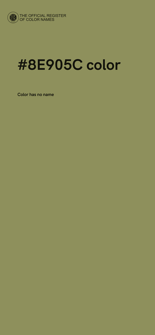 #8E905C color image