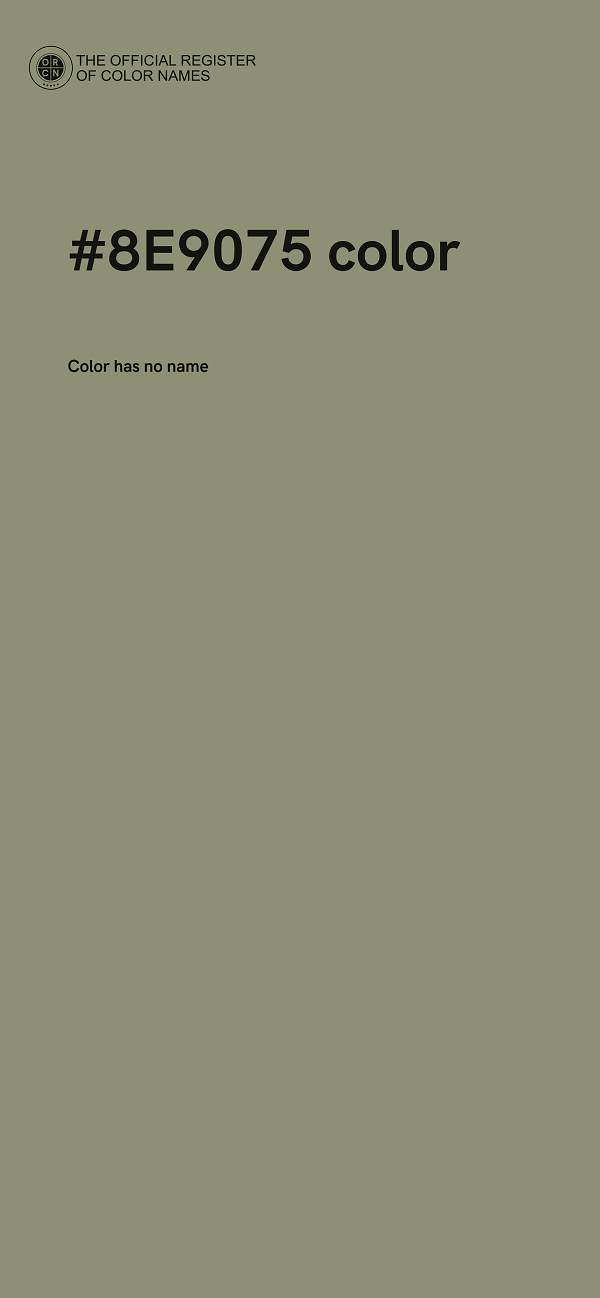#8E9075 color image