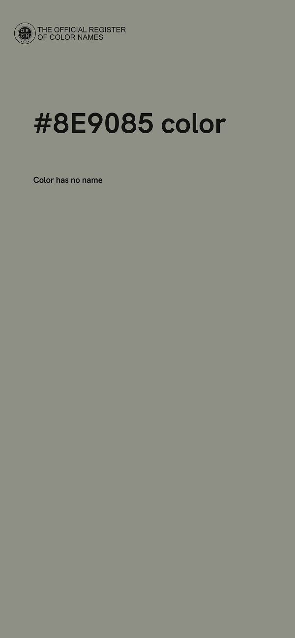 #8E9085 color image