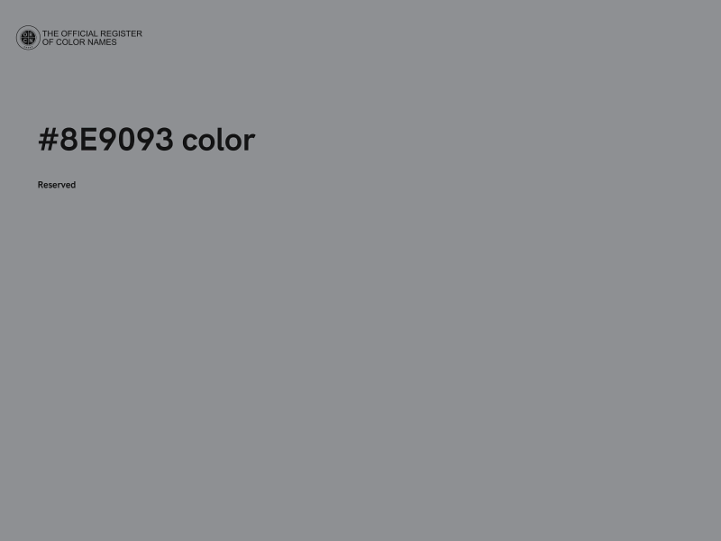 #8E9093 color image