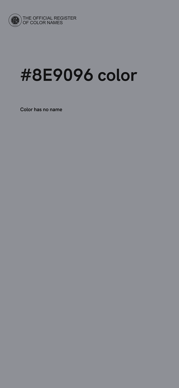 #8E9096 color image
