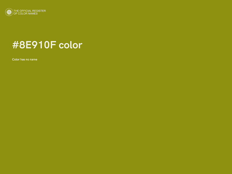 #8E910F color image