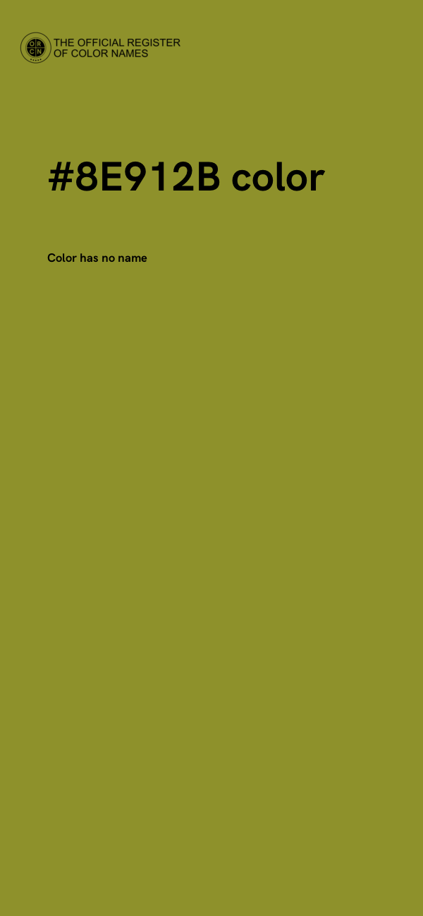 #8E912B color image