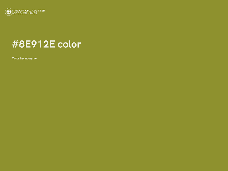 #8E912E color image