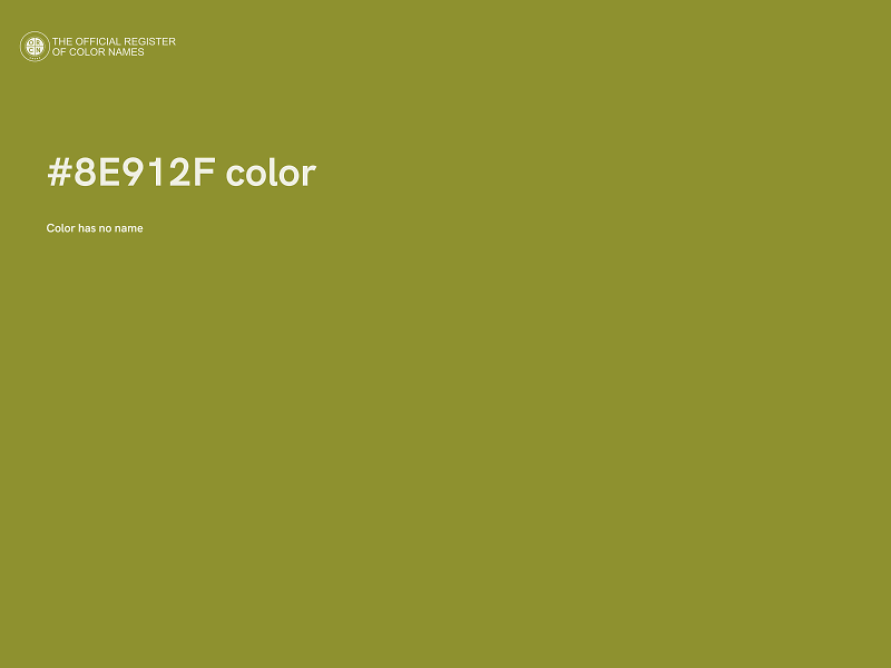 #8E912F color image