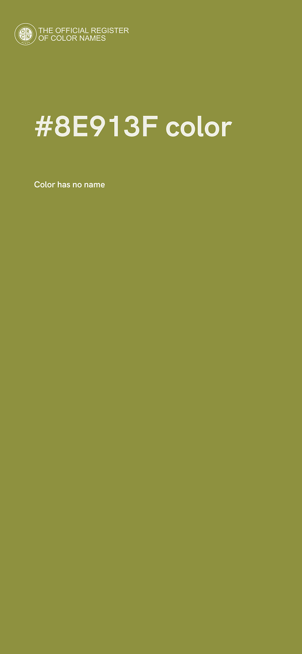 #8E913F color image