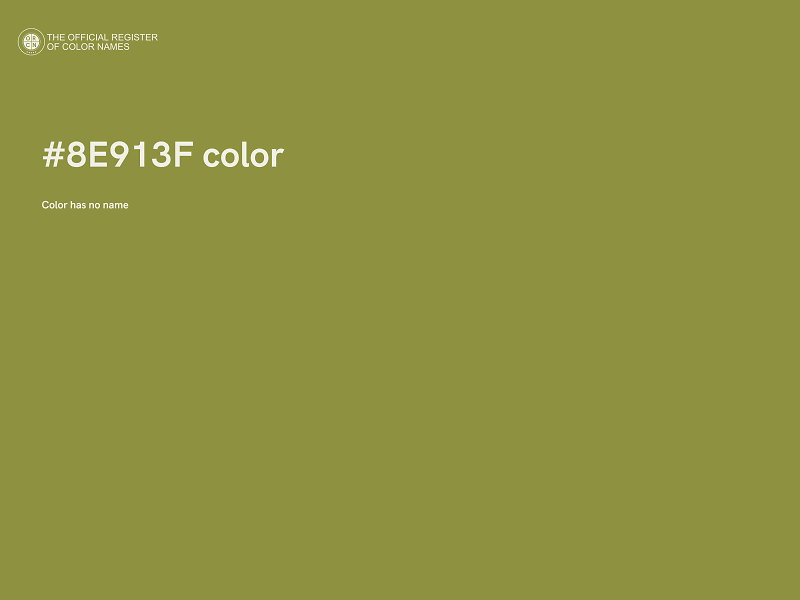 #8E913F color image