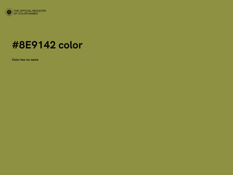#8E9142 color image