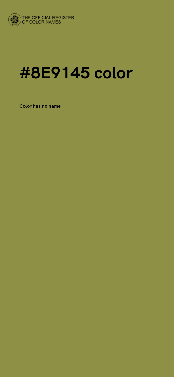 #8E9145 color image