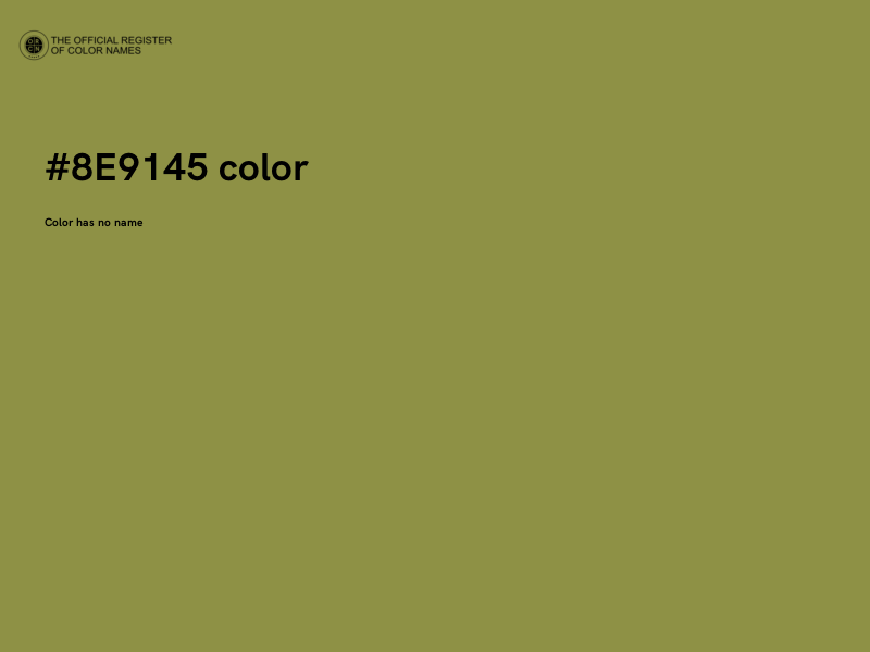 #8E9145 color image
