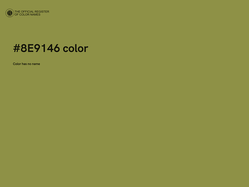 #8E9146 color image