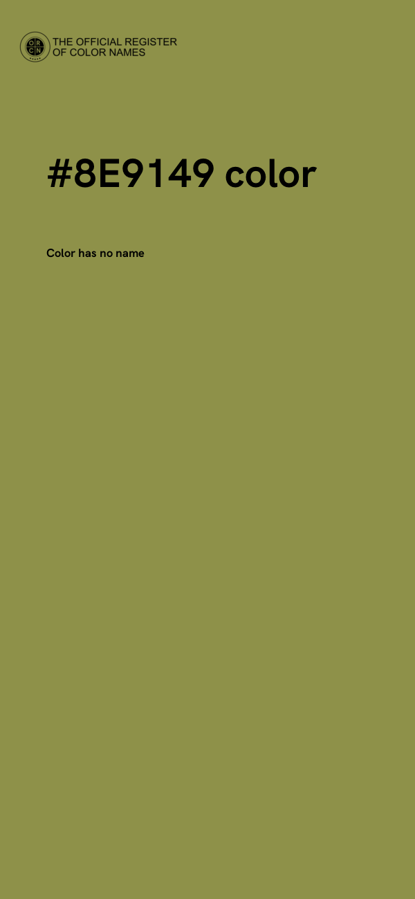 #8E9149 color image